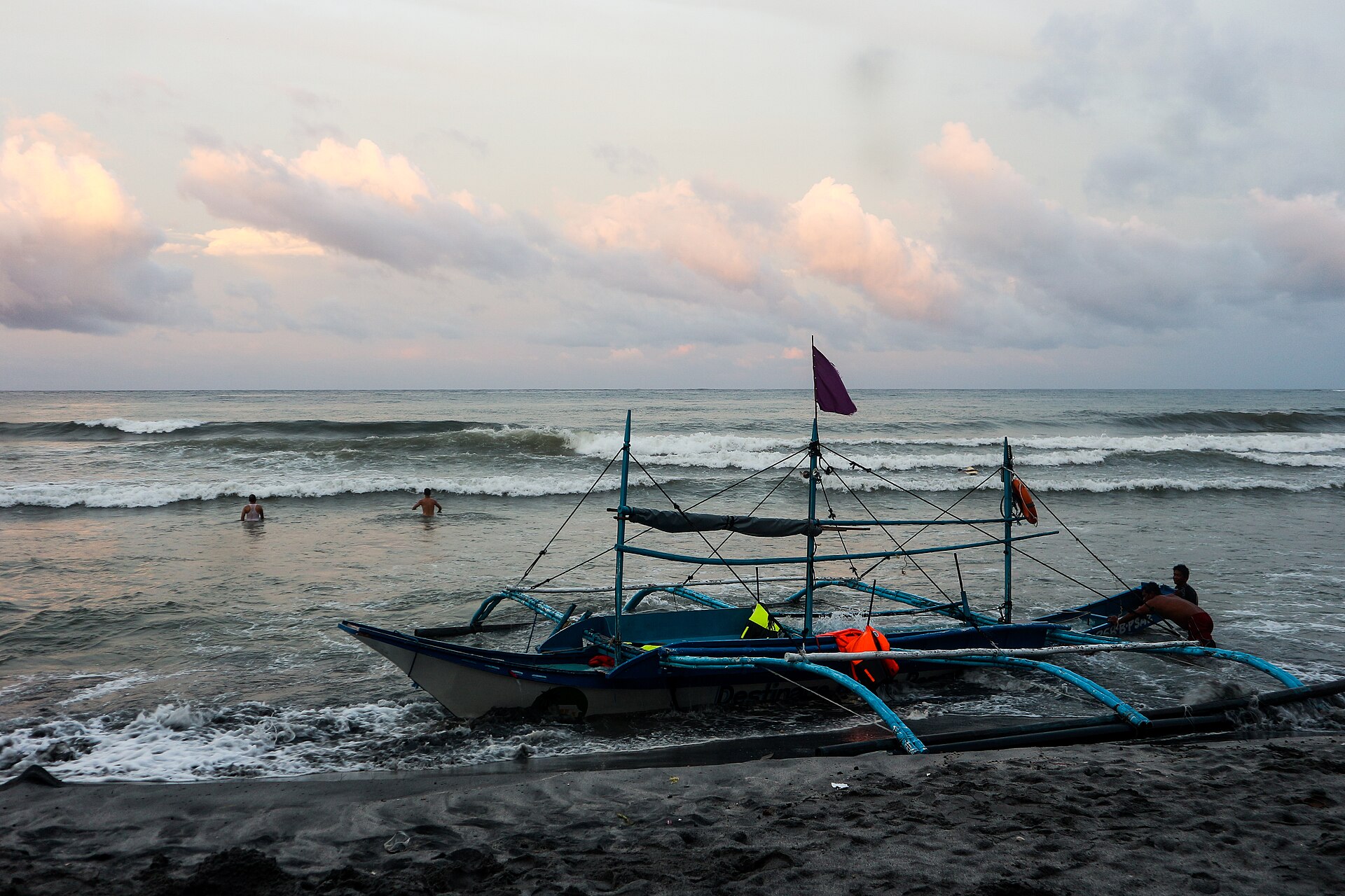 Boats at Anawangin Cove