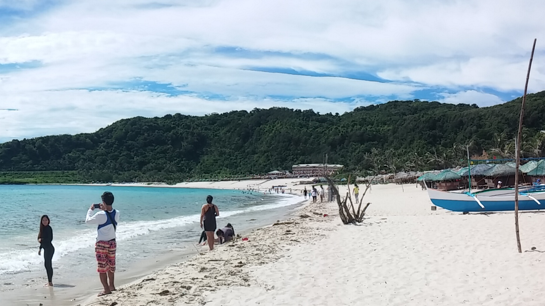 Blue Lagoon Maira-ira Cove Campsite shoreline in Pagudpud, Ilocos Norte