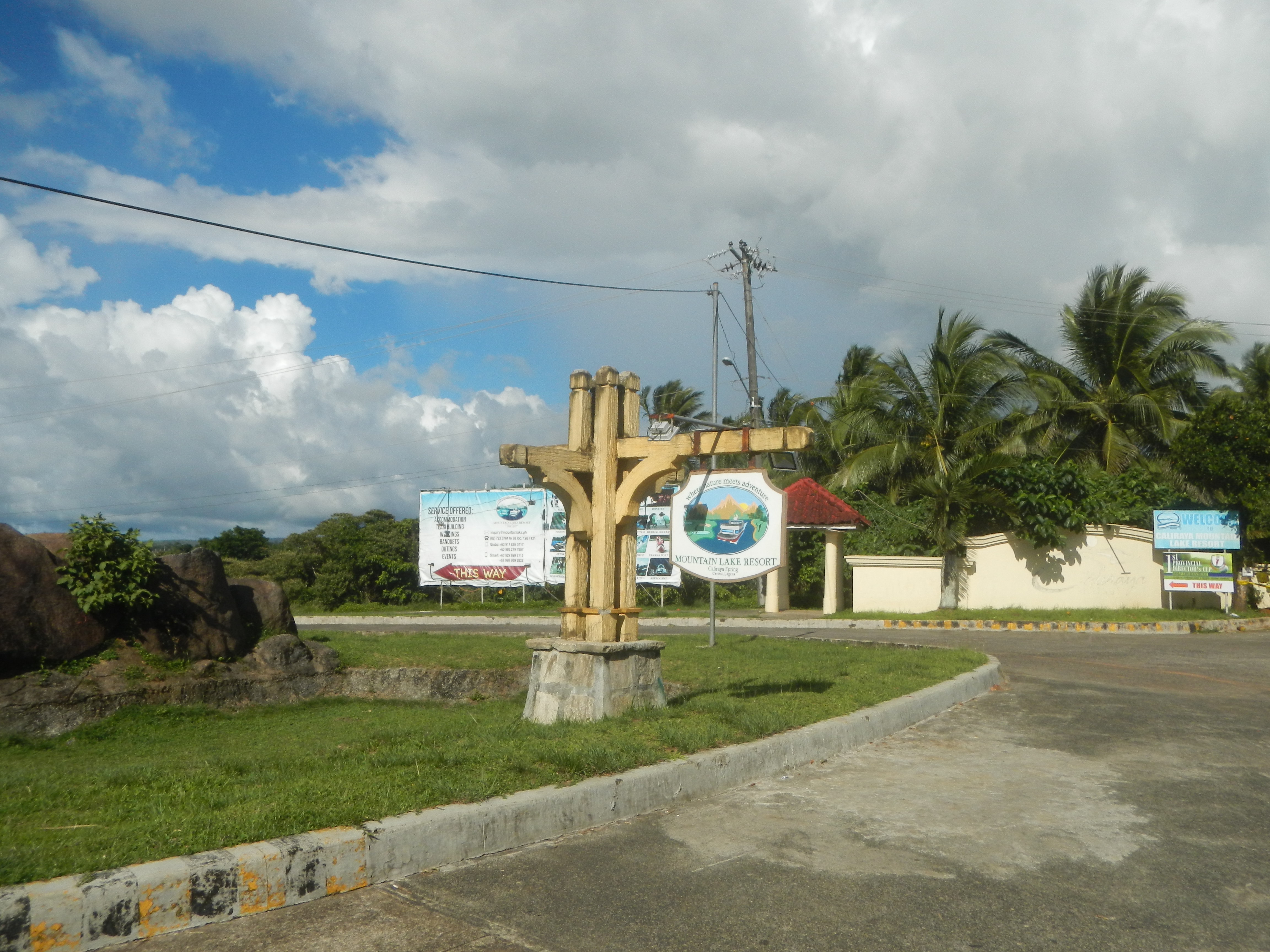 Cavinti-Caliraya road and lakeside area near Mountain Lake Resort Campsite