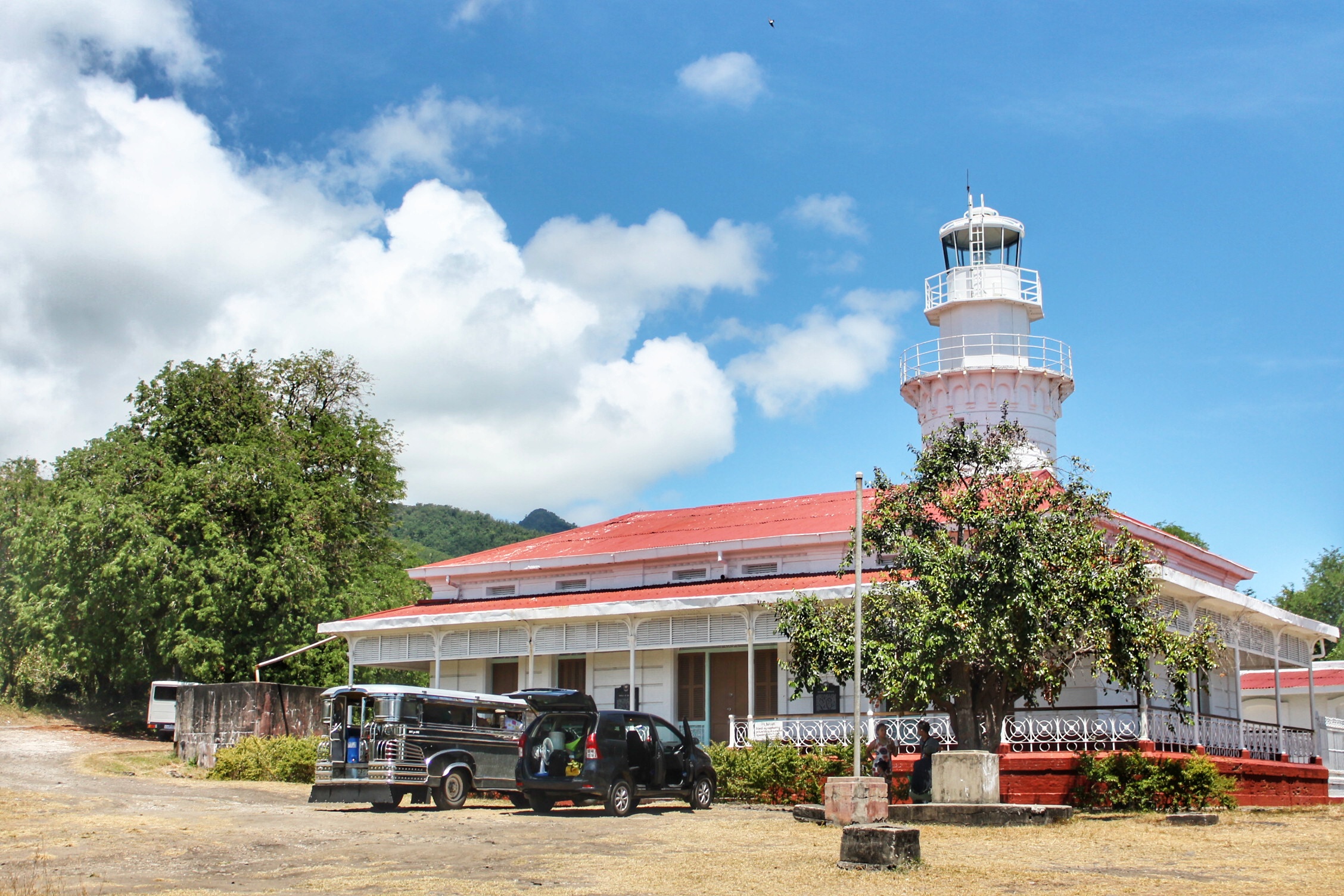 Century-old Malabrigo Point Lighthouse near the Punta Malabrigo Beach Resort camping area.