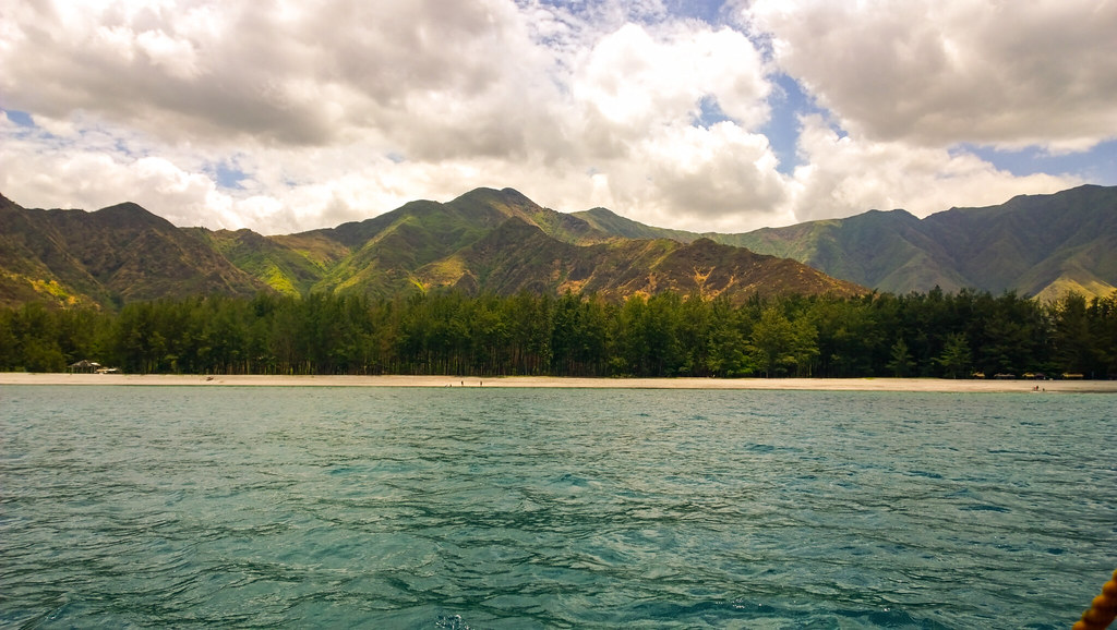 Talisayen Cove Campsite in San Antonio, Zambales, showing Talisayen Cove