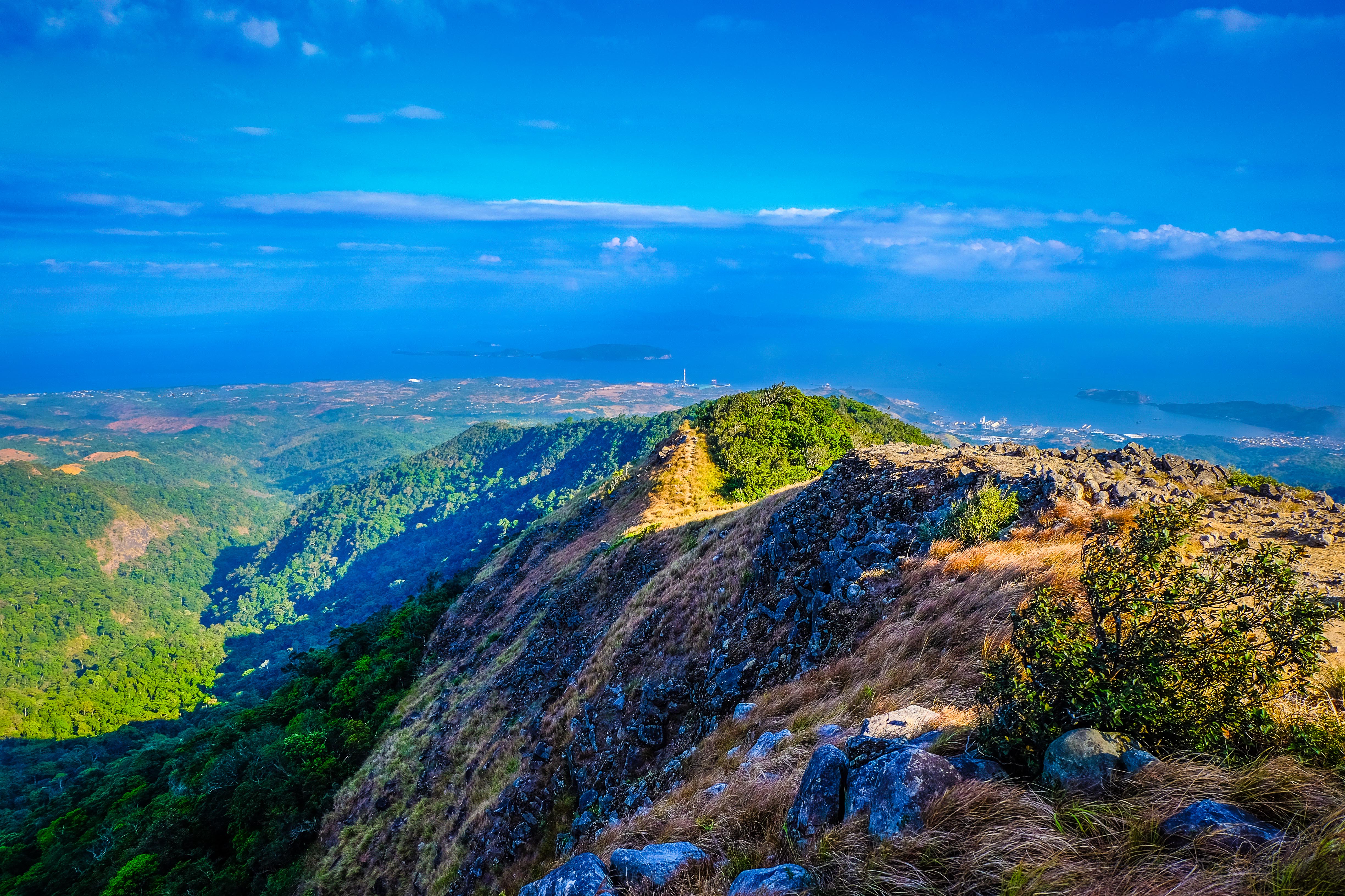 Open ridgeline terrain at Tarak Ridge in Mariveles, Bataan