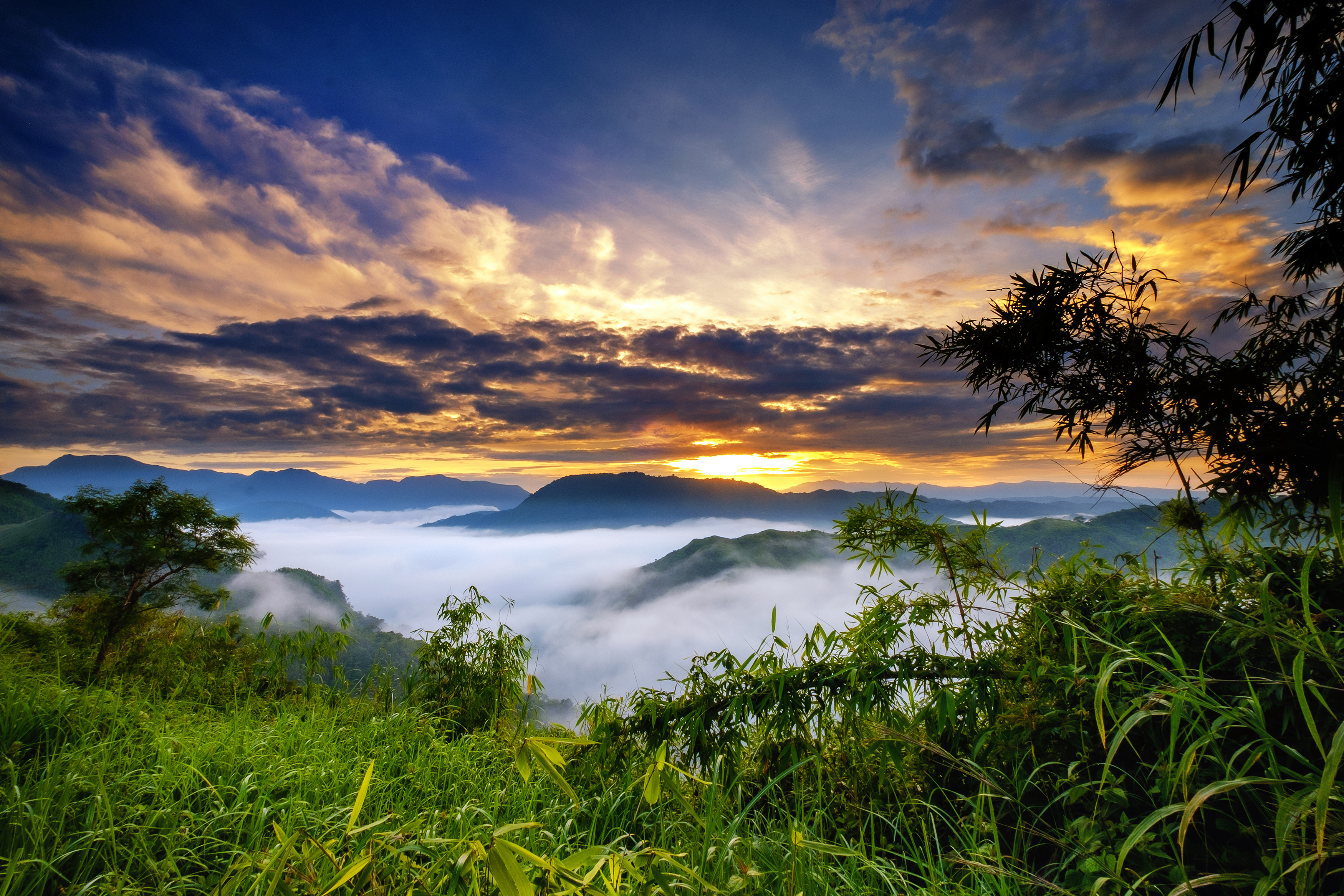 Sierra Madre mountain landscape in the Tanay area near Ten Cents to Heaven Leisure Camp